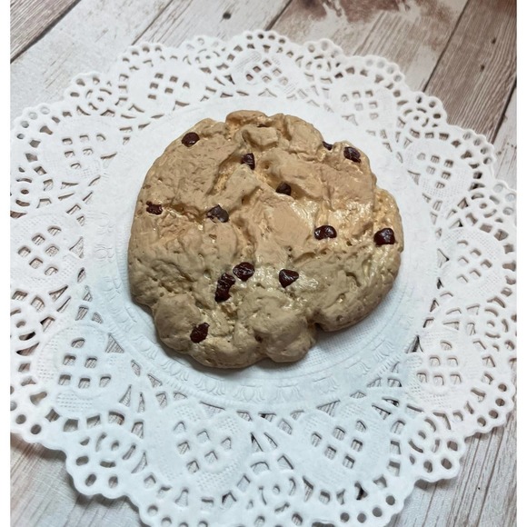 ⤵️Fake Faux Cookie Chocolate Chip | Fake Cookie Primitive Farmhouse - Picture 7 of 10